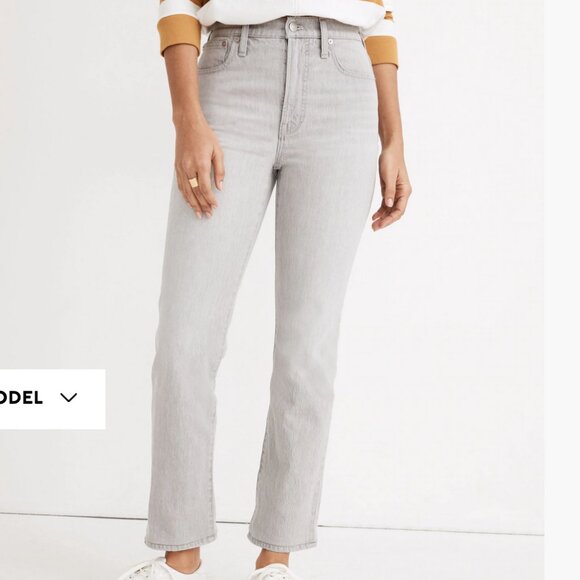 Madewell Slim Demi Boot Jean in Dekalb Wash Size 25 - Picture 12 of 12